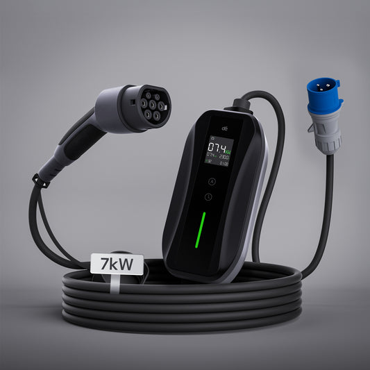 dé Caricatore EV Portatile 7 kW Tipo 2 T1 (32A, Monofase)