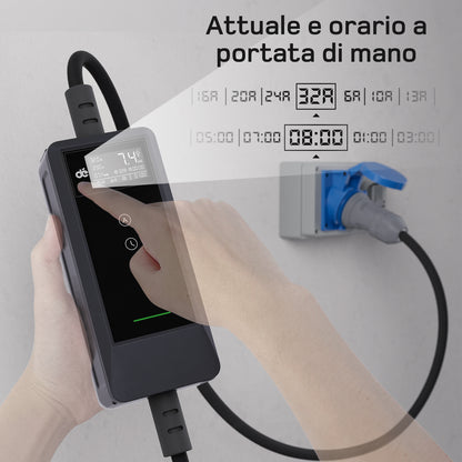 dé Caricatore Auto Elettrica Portatile 7,4 kW (Tipo 2, 32A)