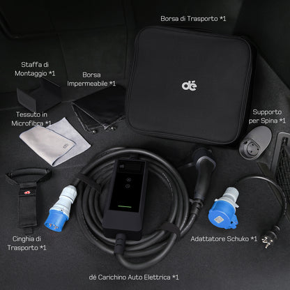 dé Caricatore Auto Elettrica Portatile 7,4 kW (Tipo 2, 32A)