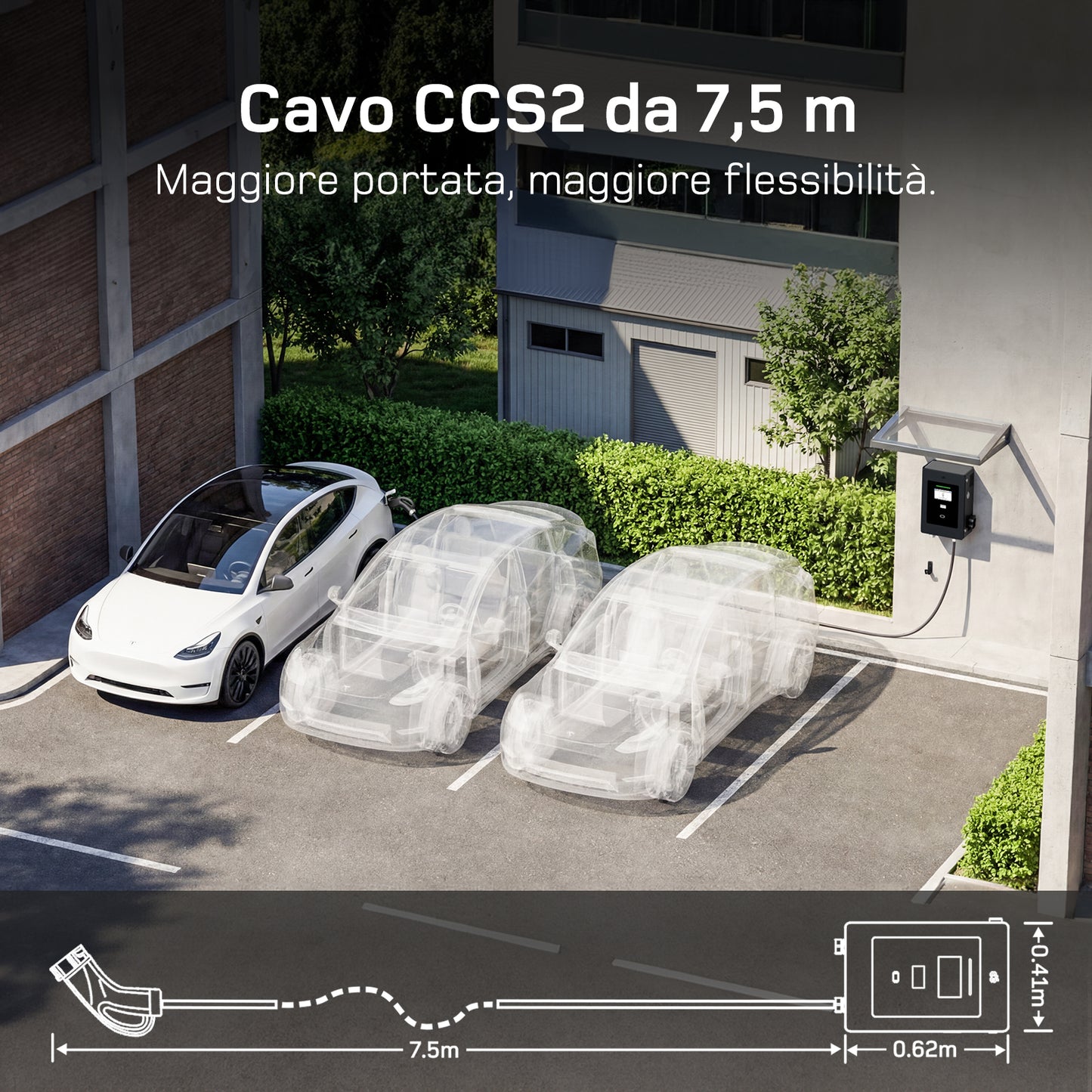 dé Colonnina Ricarica 30kW/40kW DC Rapida