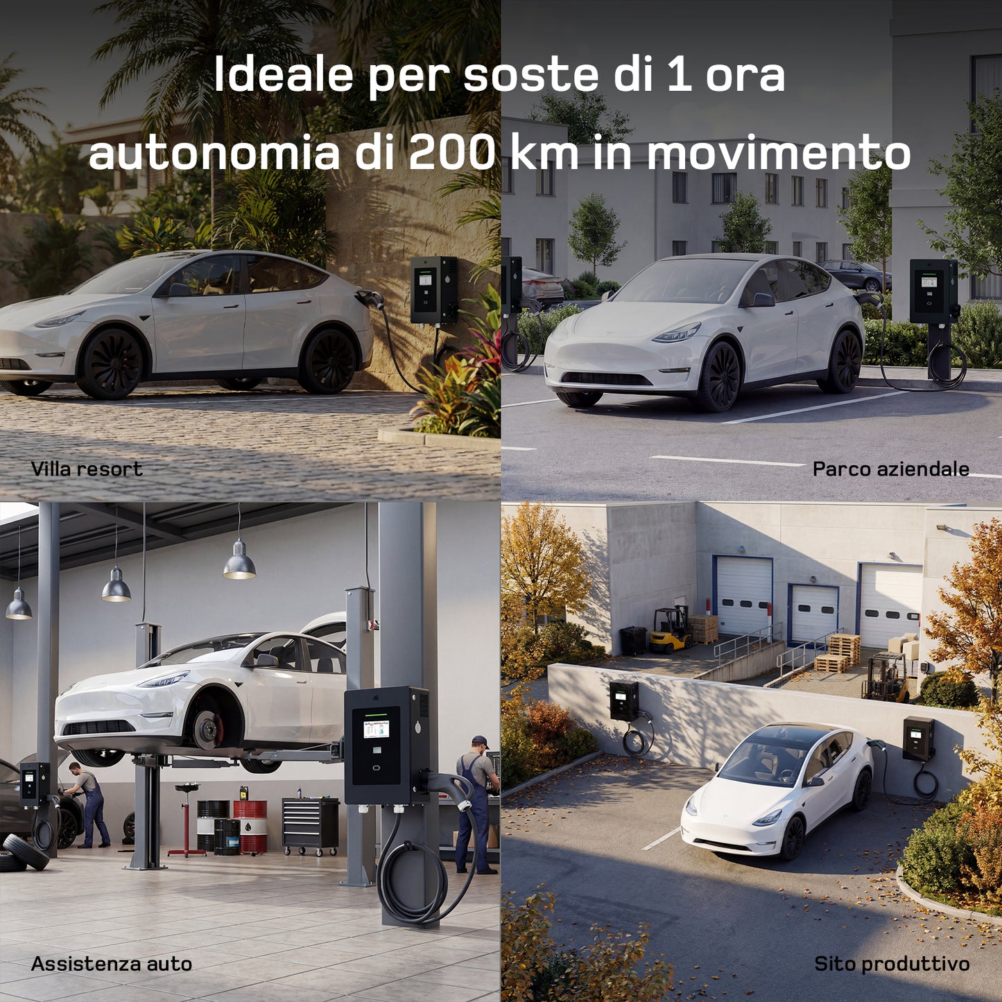 dé Colonnina Ricarica 30kW/40kW DC Rapida