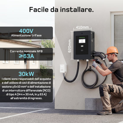 dé Colonnina Ricarica 30kW/40kW DC Rapida