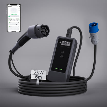 dé Caricatore Auto Elettrica Portatile 7,4 kW (Tipo 2, 32A)