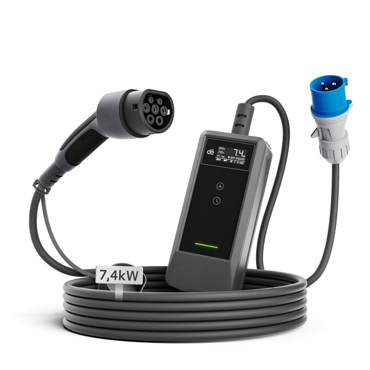 dé Caricatore Auto Elettrica Portatile 7,4 kW Tipo 2 v2 - Di seconda mano - Come nuovo (all'80%)
