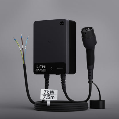 dé Wallbox Smart 7,4 kW Monofase Tipo 2 (32A, 230V) – Wi-Fi/Bluetooth, RFID